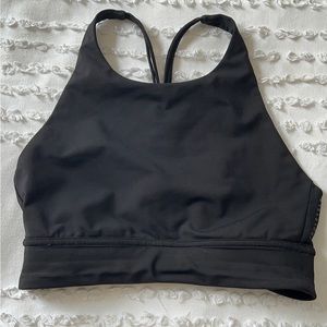 Soulcycle Lululemon High-Neck Longline Sports Bra
